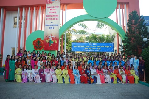 Hội thi Giáo viên dạy giỏi Cấp học Mầm non Quận 10 năm học 2015 - 2016
